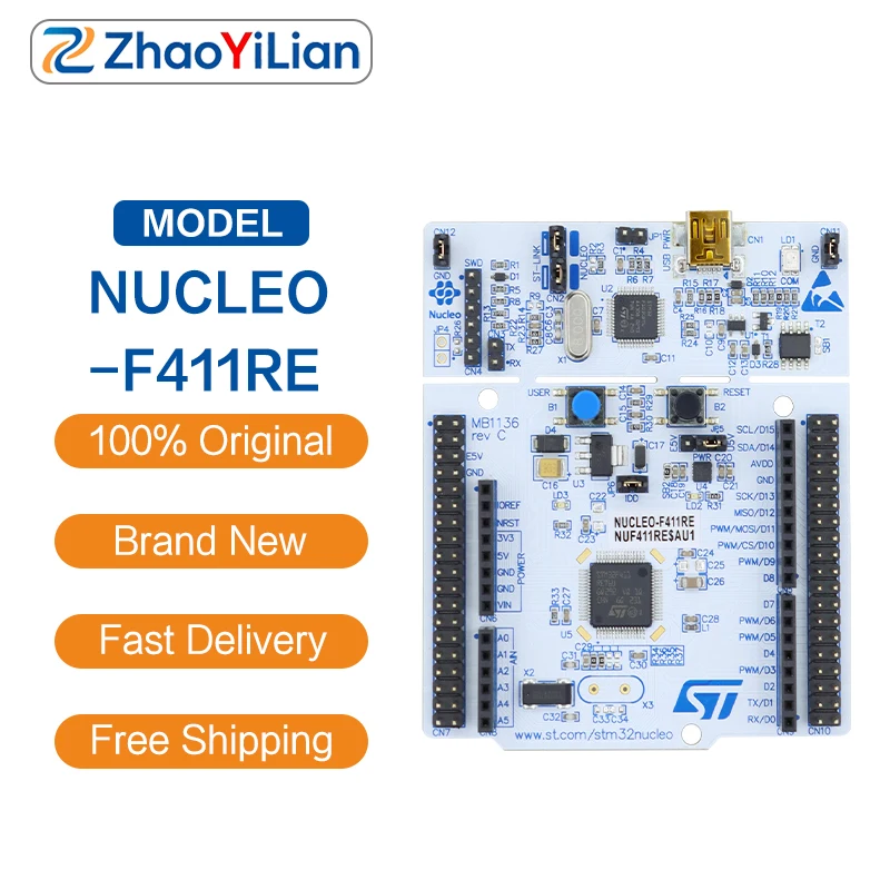 NUCLEO‑F411RE STM32F411RE Cortex M4 Nucleo MCU Development Board