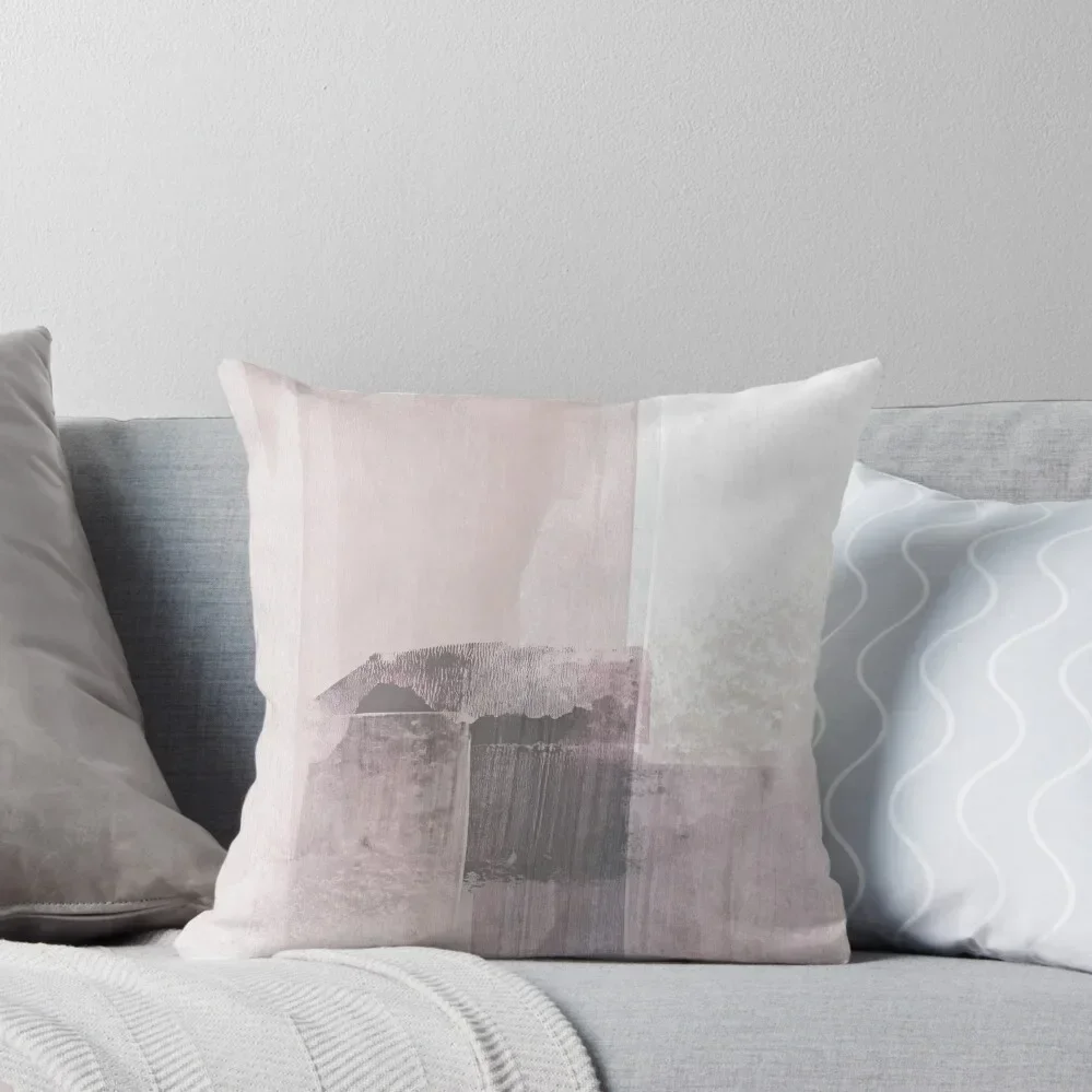 

Blush Pink Layered Abstract Painting Throw Pillow Luxury Pillow Case Custom Cushion Photo Cushions For Decorative Sofa pillow