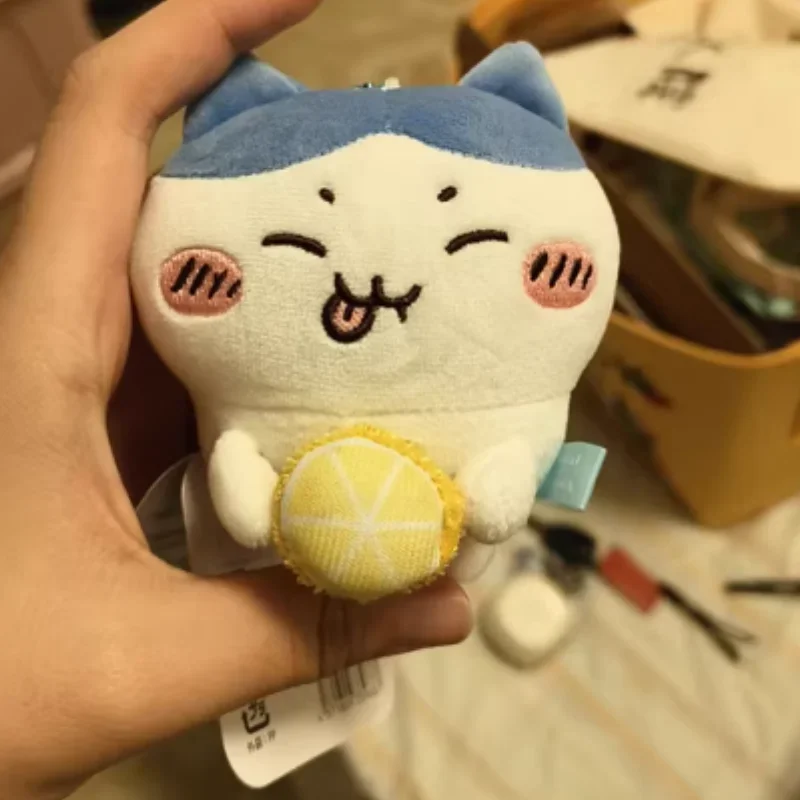 Porte-clés en peluche de la série Chiikawa Eat Lemon Anime, jouet Kawaii, pendentif de sac d'école Usagi, cadeau de décoration, nouveau produit