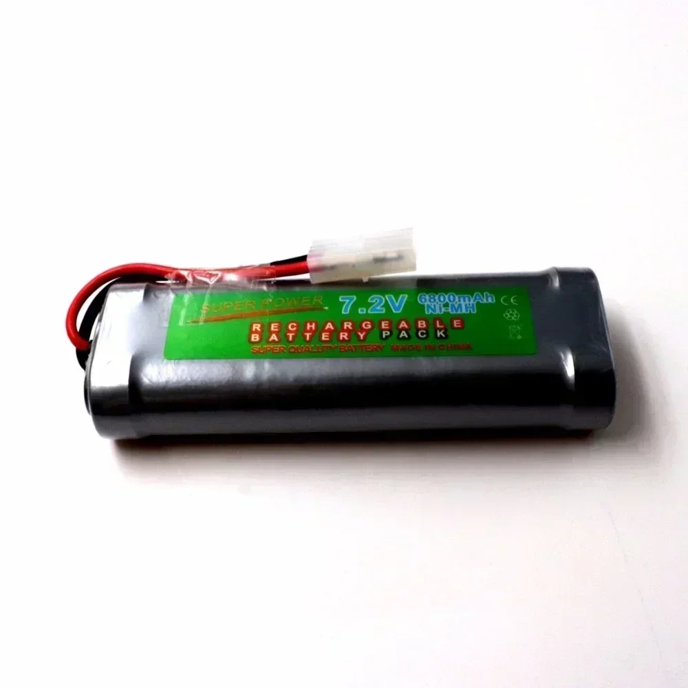 6800mAh 7.2v NiMh with Tamiya connection RC toy battery flat racing car battery replacement RC aircraft helicopter ship