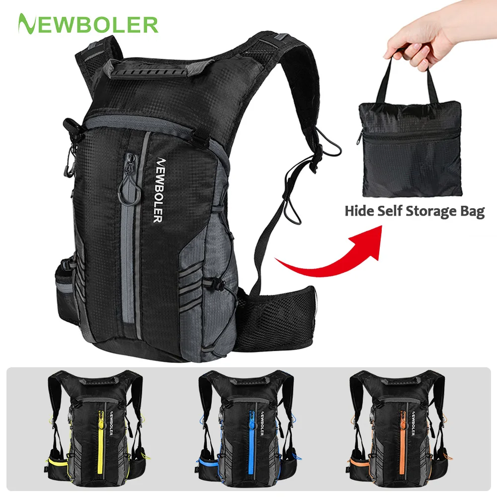 NEWBOLER Outdoor Wasserabweisende Sporttasche Radfahren Trinkrucksack Reisen Wandern Klettern MTB Rennrad Rucksack