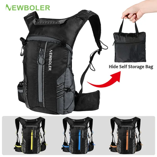 NEWBOLER-Bolsa deportiva repelente al agua para exteriores, mochila de hidratación para ciclismo, viaje, senderismo, escalada, MTB, bicicleta de carretera
