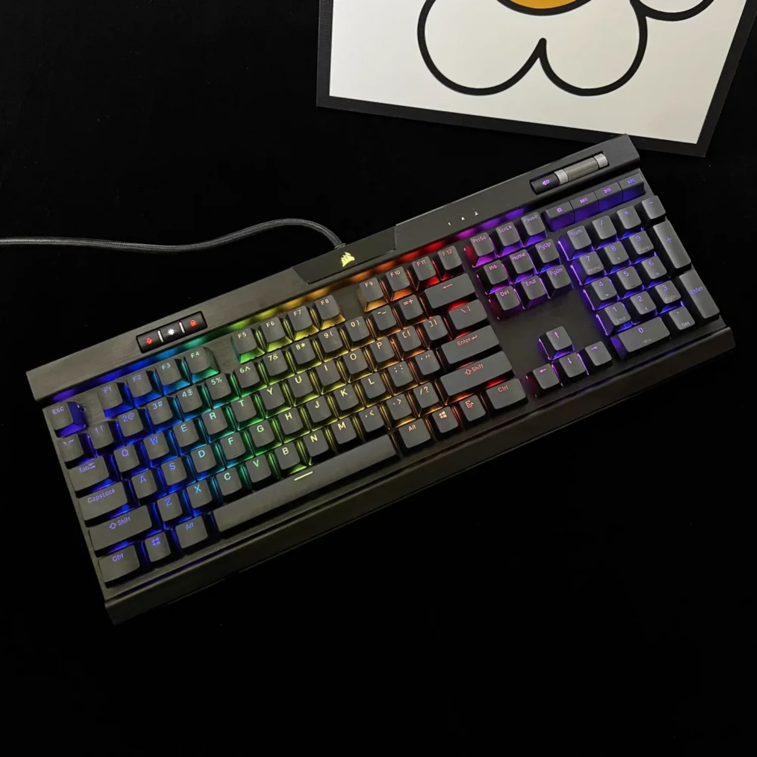 Imagem -03 - Translúcido Keycaps para Corsair Teclado Teclados Mecânicos Pbt Cereja 104 Teclas K63 K95 K65 K68 Punisher Rgb K70