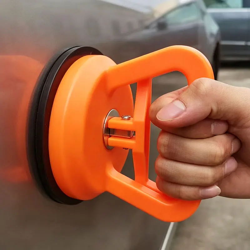 2pcs Car Bump Puller Car Shape Bump Fixer Repair Tool Set Large Pull Suction Cup Dent Puller Dent Repair Sucker Car Tools For Au