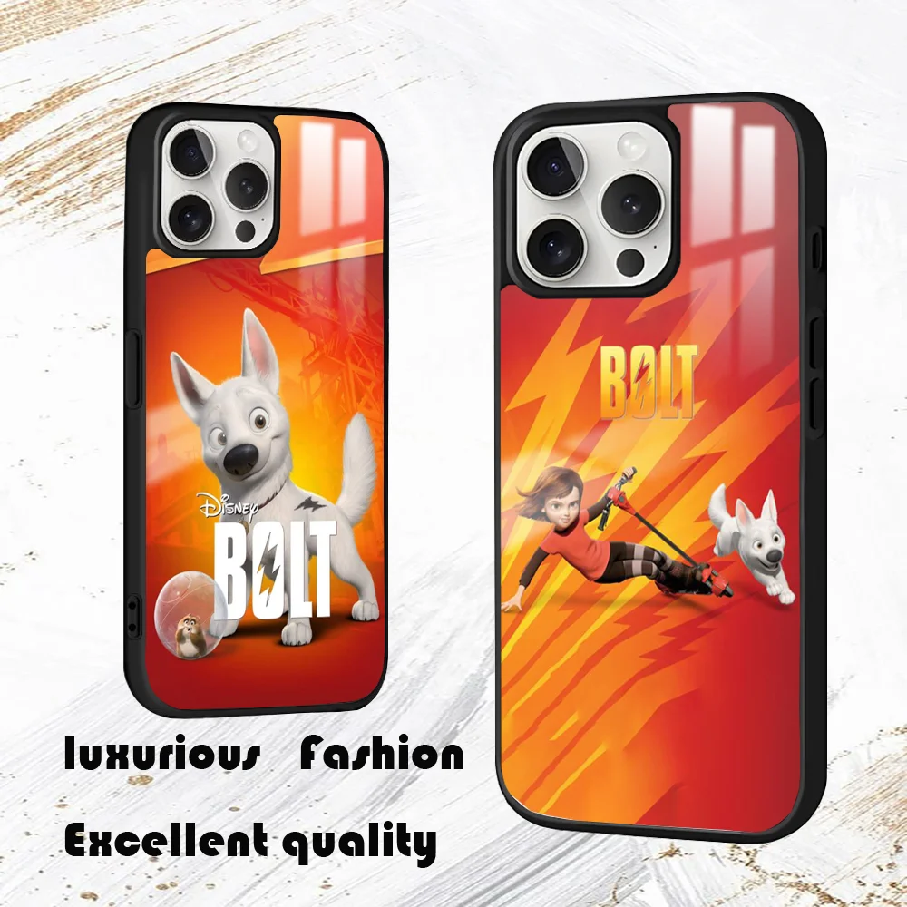 B-Bolt and P-Penny Phone Case For iPhone 16 15 14 13 12 11 Pro Max Plus Mini PC Fashion High Quality mirror phone case