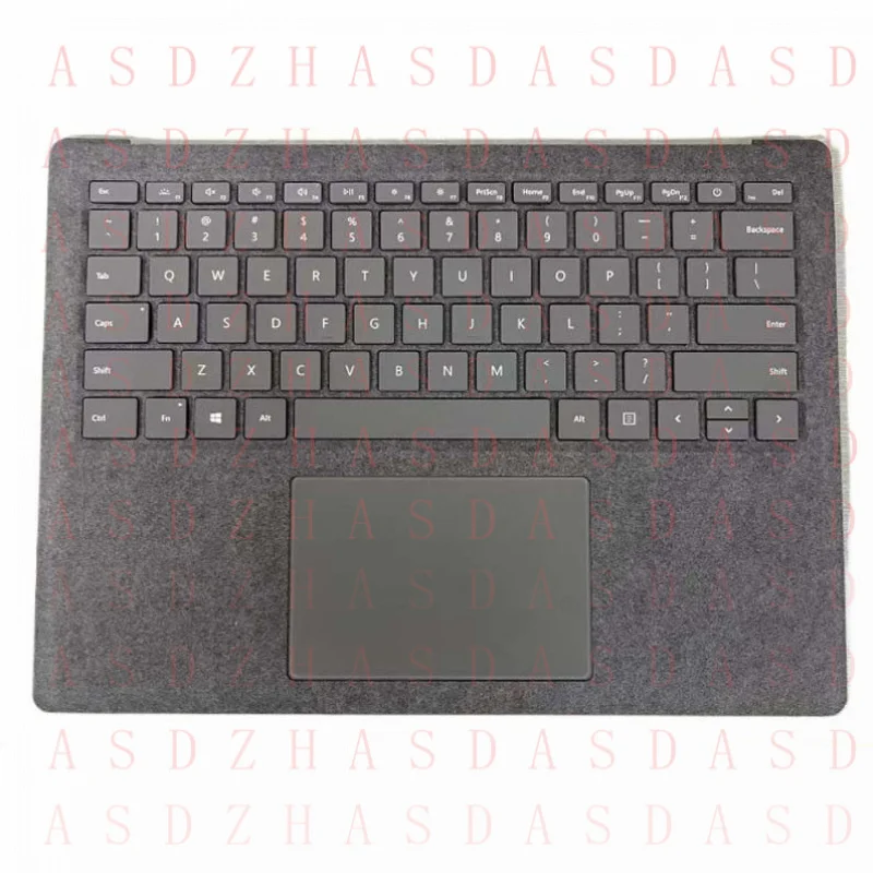 Z  Palmrest For Microsoft Surface 3 4 1867 1868 1950 Keyboard Backlit Gray 13.5