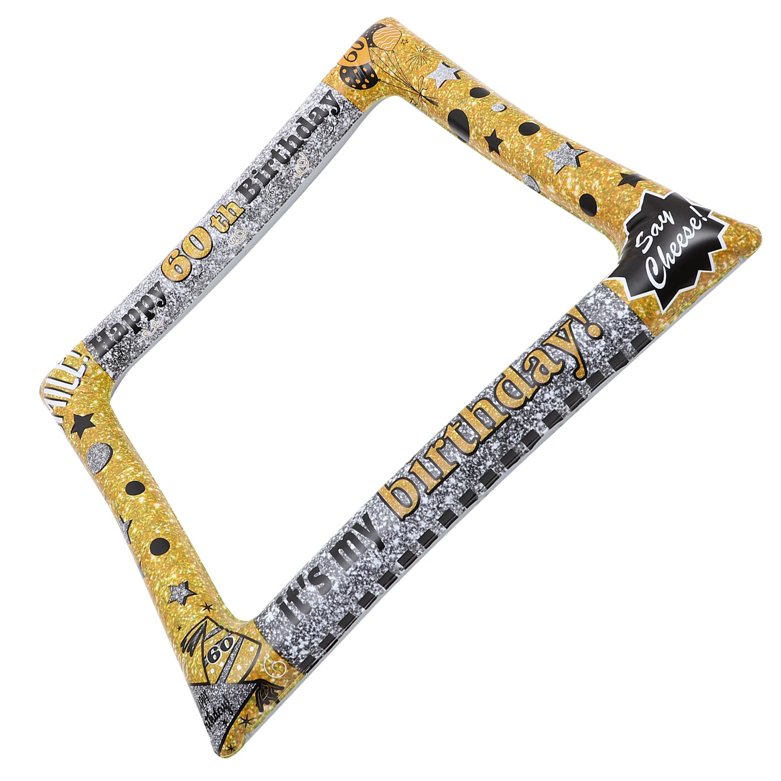 

Birthday Photo Prop Inflatable Selfie Frame Unique Style Easy Carry Creative Pictures Selfie Frame Birthday Photo Prop