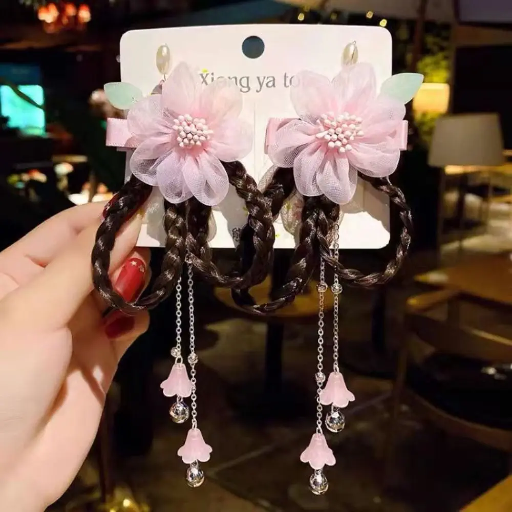 

Заколка для волос с бантом, женская заколка для волос в древнем стиле, женские аксессуары для волос, детская заколка для волос, парик, коса, головной убор