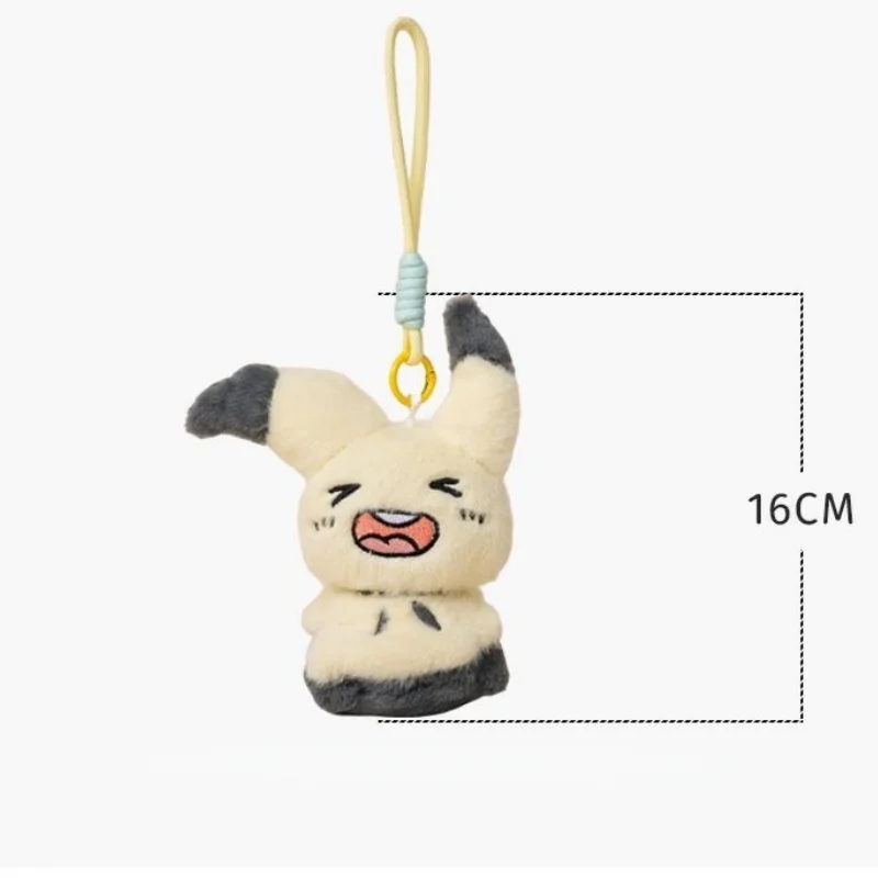 พวงกุญแจตุ๊กตาโปเกมอนการ์ตูน ของตกแต่งกระเป๋าเป้ ตุ๊กตานุ่ม พวงกุญแจรถ ของขวัญคริสต์มาสสำหรับเด็กชายและเด็กหญิง