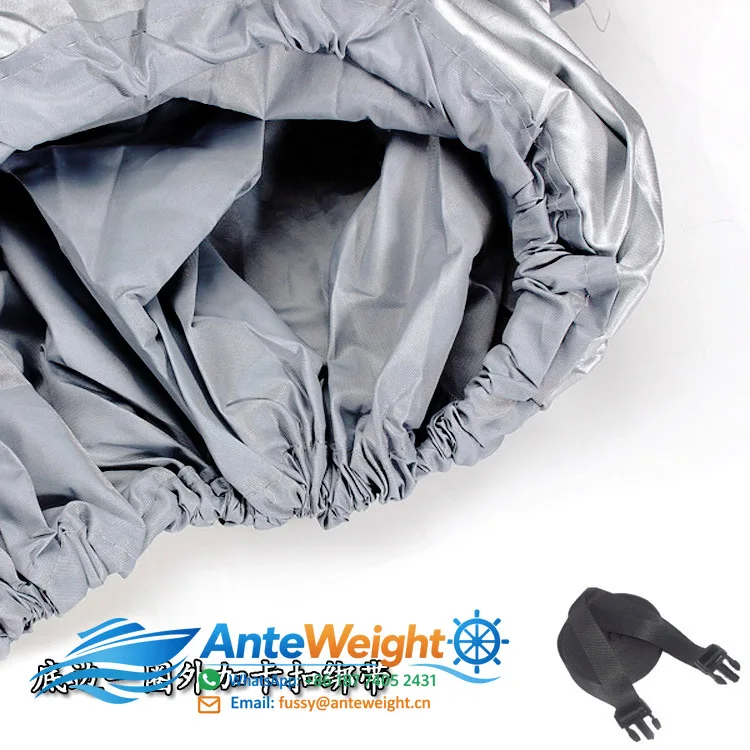 600D Oxford PVC Coated Boat Cover, V-Shape Yacht Shield | Heavy-Duty Outdoor Protection Against Rain & UV