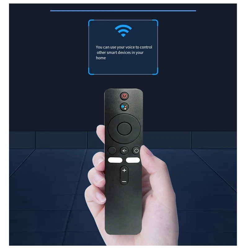 1 Piece Voice Remote Control Black Plastic Suitable For Xiaomi MI BOX 3 VER 1 Bluetooth Voice TV Box