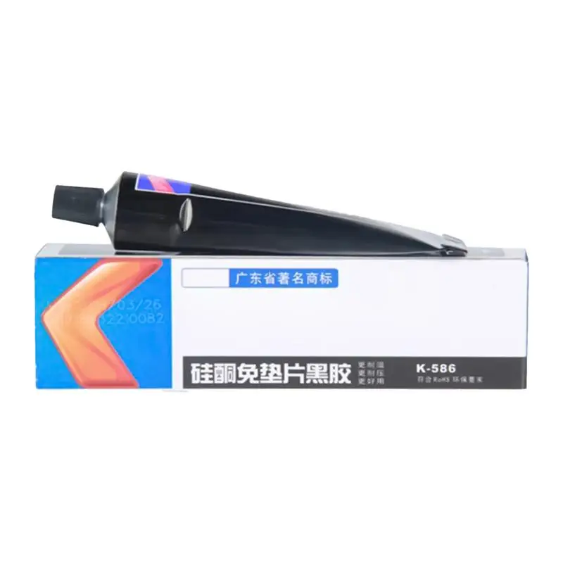 Silicone Adhesive Sealant Black Silicone Sealant Waterproof Repairing Leak Adhesive Weatherproof & Flexible Adhesive Sealant