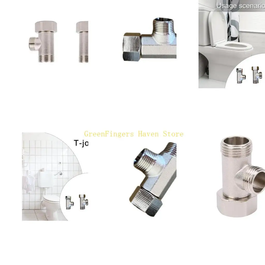 

F68D Water Tees Connector Splitting Water Supplies for Efficient Plumbing Solution