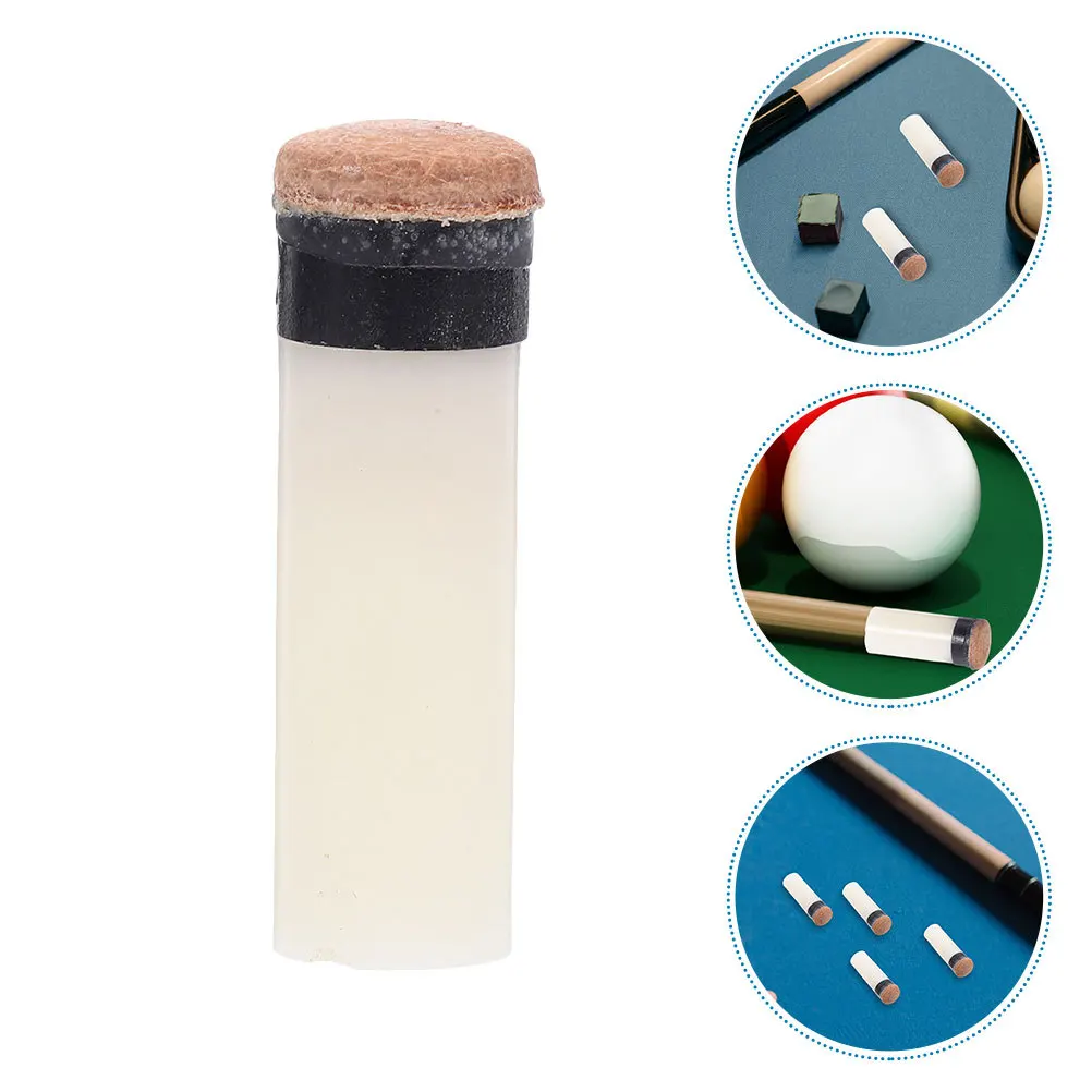

5pcs Cue Tips Replacement Kit Durable Billiard Cue Tip Head Screw-On Pool Stick Tips Anti-Wear Pool Accessories