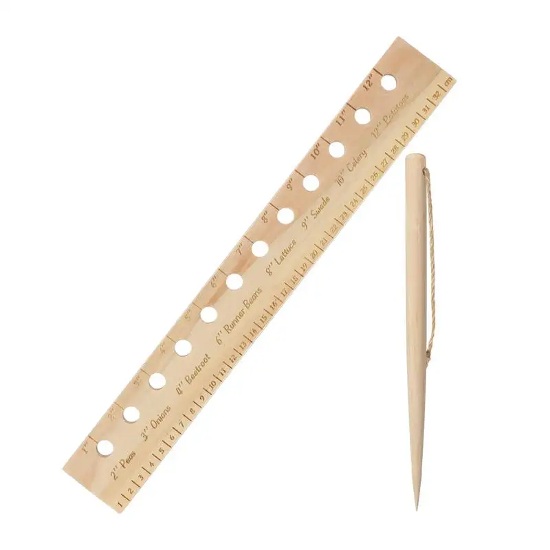 Seeding Spacing Ruler Spacer Tool Seeder Planting Ruler With Holes Spacing Template Accurate Gardening Tool Precise Planting And