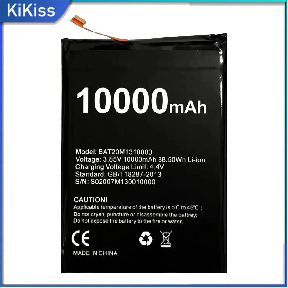 For Doogee S88 Plus BAT20M1310000 Mobile Phone Battery Fast Charging 10000Mah