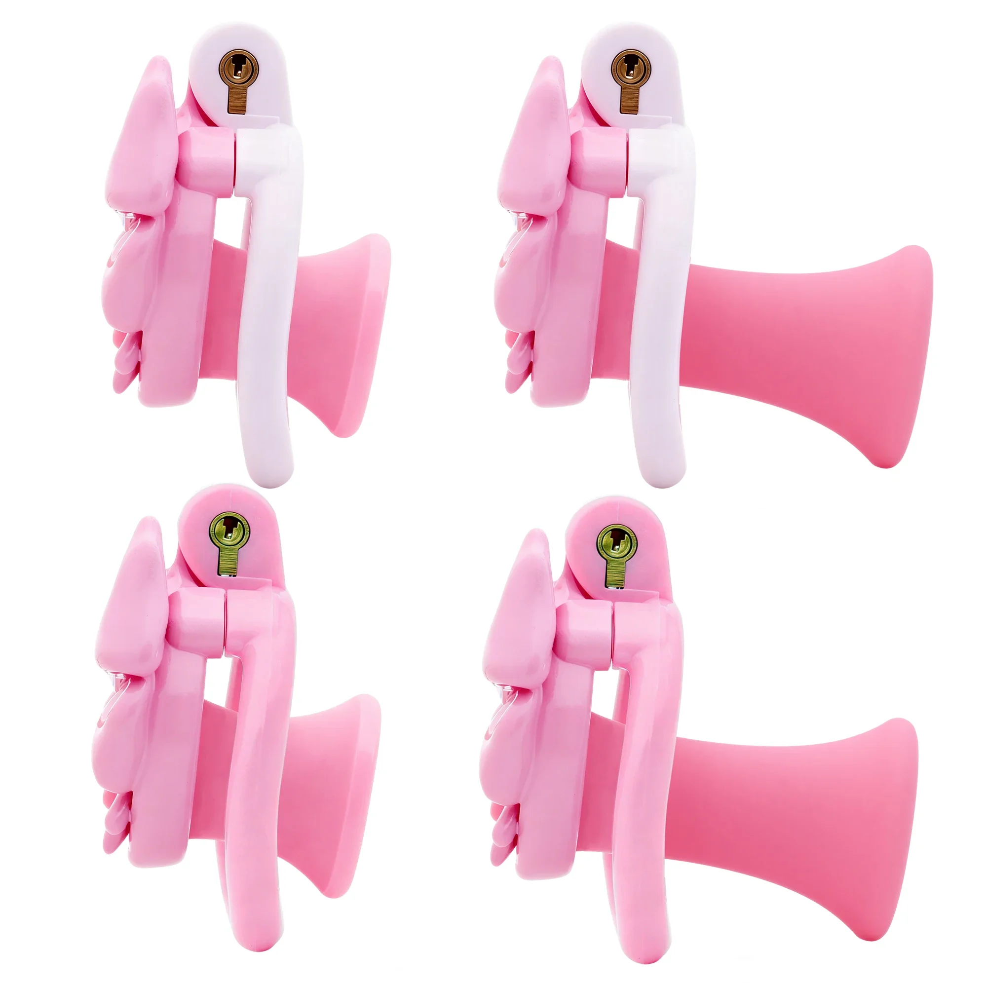 الرجال الوردي القوس شقة العفة قفص إيجابي/السلبي قفص الديك سيسي الإحليل العفة مثلي الجنس SM مثير لعب للرجال حزام العفة الرجال