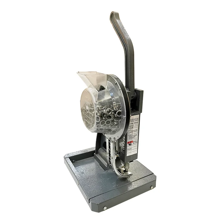 

Semi-automatic grommet machine Ideal for grommet setting on paper bags, tags, banners, vinyl, tents and more.