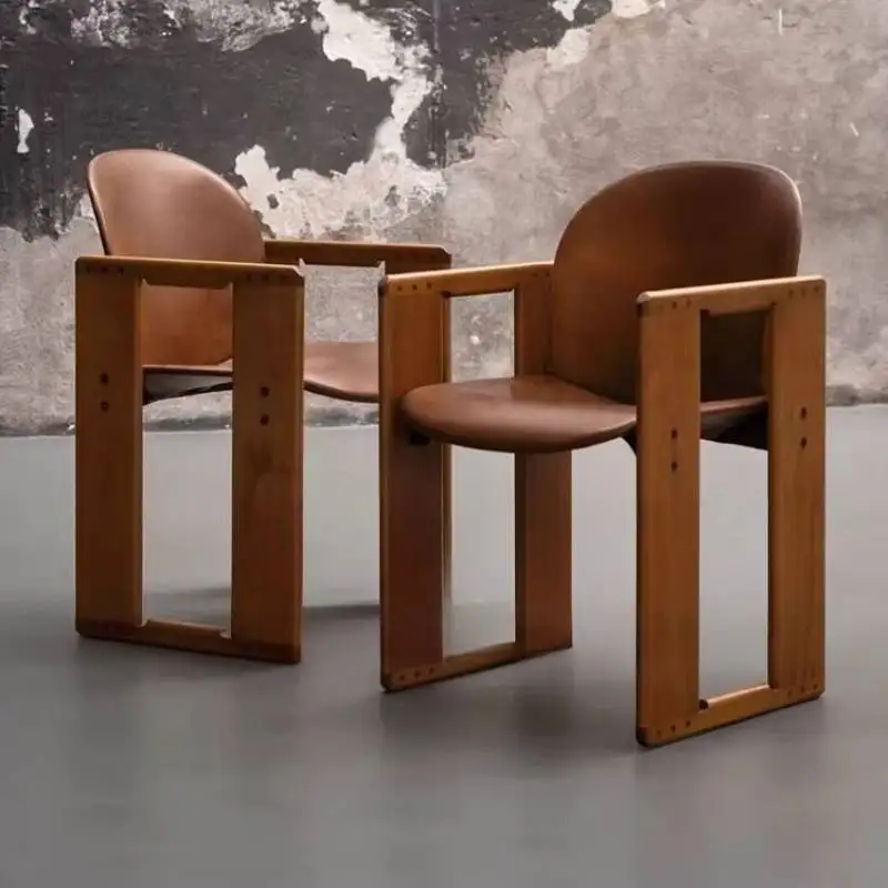 Sillas de comedor de madera únicas, sillas modernas para cocina, salón, sala de estar, sillones nórdicos minimalistas, muebles para el hogar
