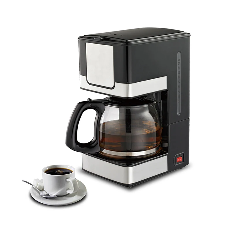 Automatic Electric Home Office Drip Coffee Machine 1.2L American Coffee Brewing Machine Tea Pot Boiler