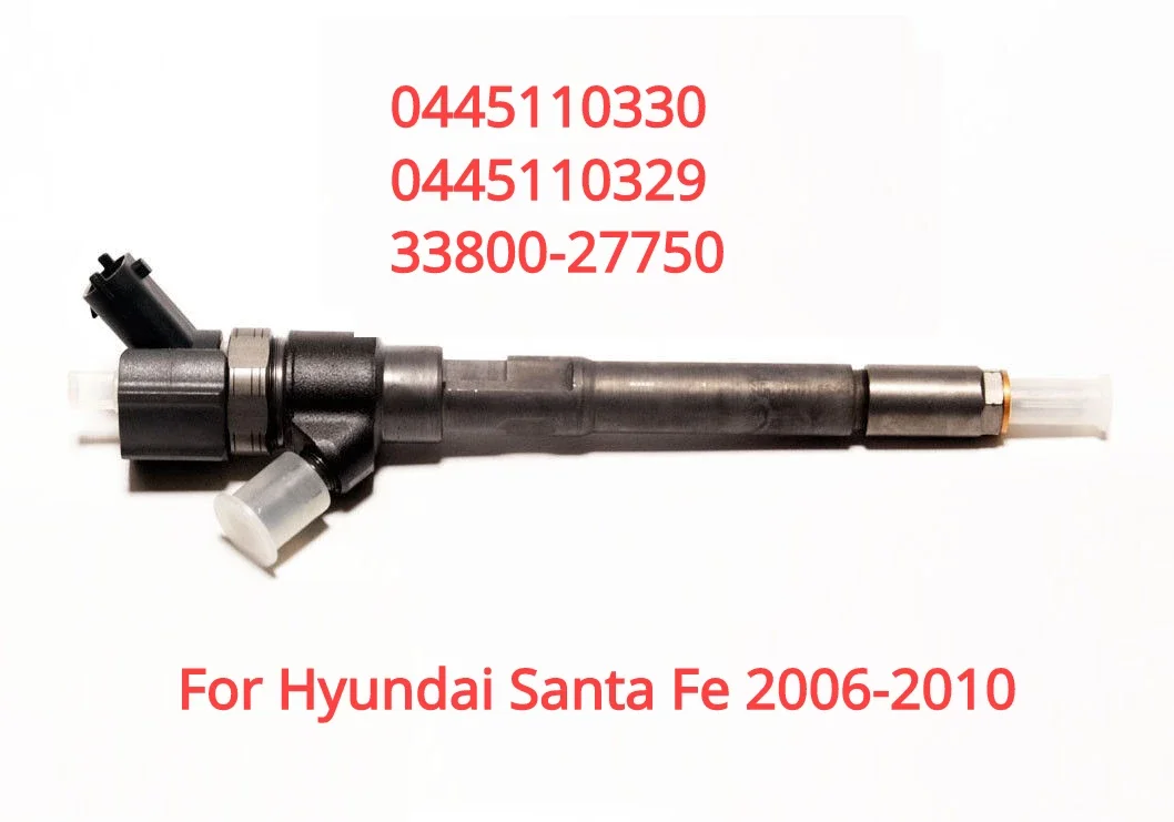 0445 110 329 33800 27750 New Diesel Fuel Injector Nozzle for Hyundai Santa Fe 2006-2010 0445 110 330