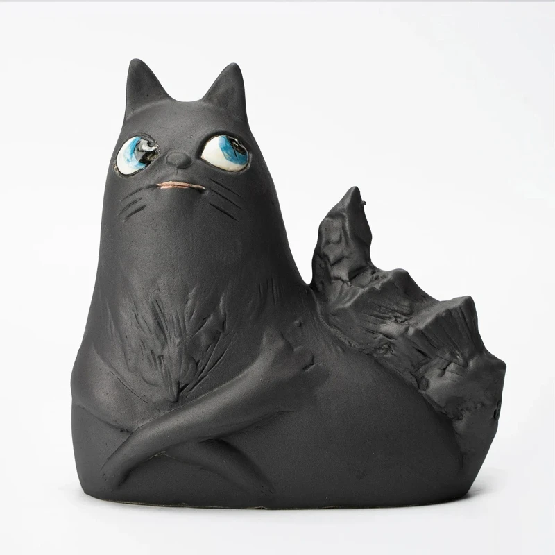 

Home Decoration Modern Animal Image Ceramic Sculpture Handmade Home Decoration