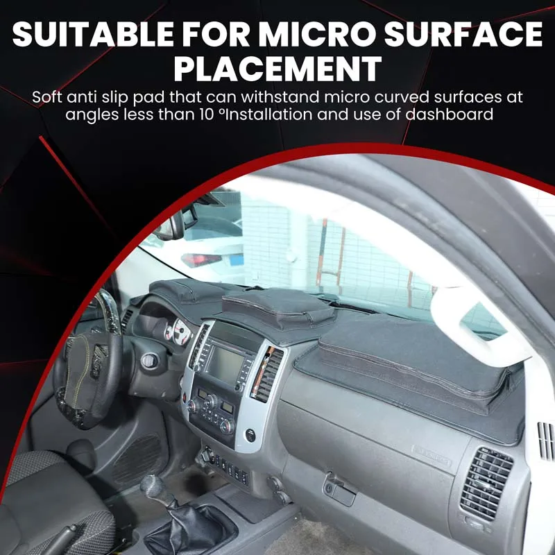 For Nissan Frontier 2009-2017 Sheepskin Car Dashboard Organiser Mat Storage Pad Stowing Tidying Organiser Accessories