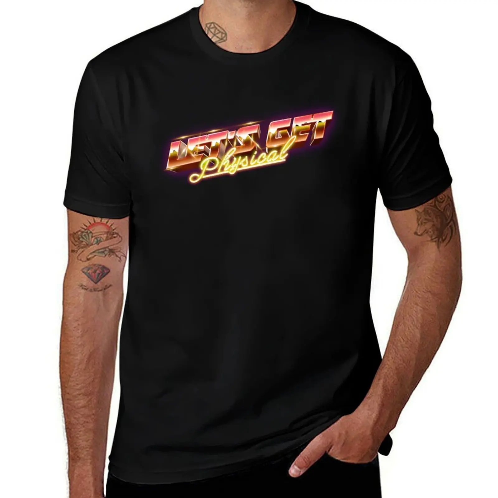 

Physical Neon T-Shirt graphic t shirts for man cotton t shirts man 100% T-Shirt