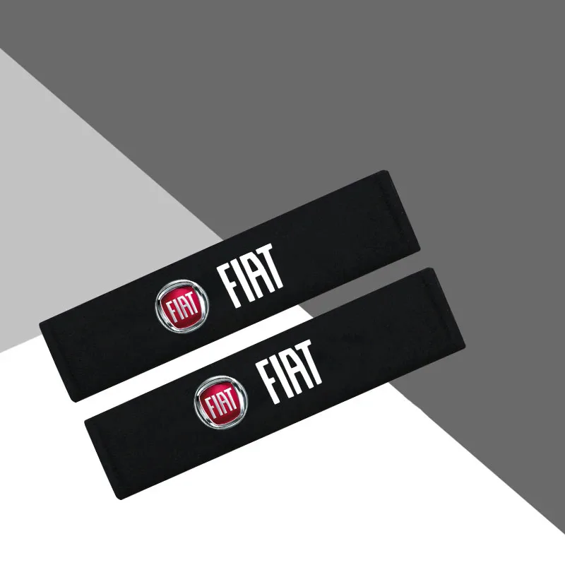 

Car Seat Belt Shoulder Protector Cover Safety Belt Padding Pad for Fiat 500 Punto 124 125 Bravo Panda Abarth Tipo Accessories