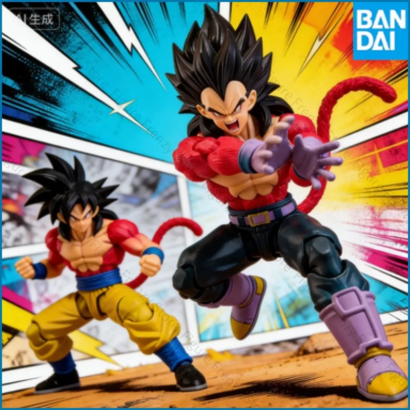 

Spot SalePrecio bajo en Stock BANDAI caja Original Figuarts DRAGON BALL VEGETA SSJ4 SON GOKU SSJ4 figura acción molo juguete pa