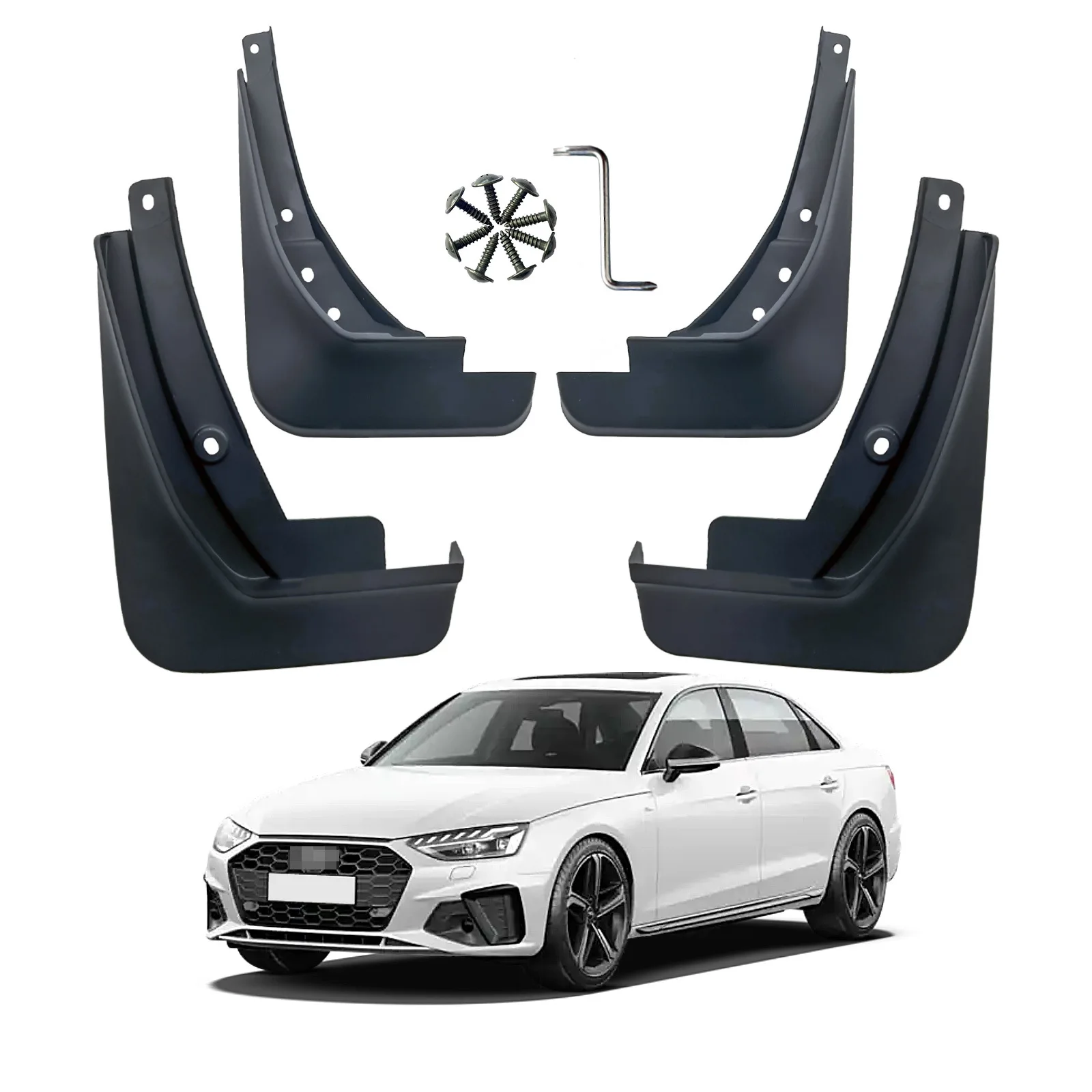 For Audi A4 S4 b9/b9.5 Saloon/Avant MudFlaps Splash Guards Audi A4 S4 b9/b9.5 Mudguards 4pcs 2020-2025