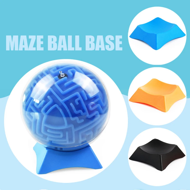 3pcs Ball Toy Stand Display Holder Rack Support Base For Soccer Volleyball Basketball Football Rugby Crystal Labyrinth maze ball