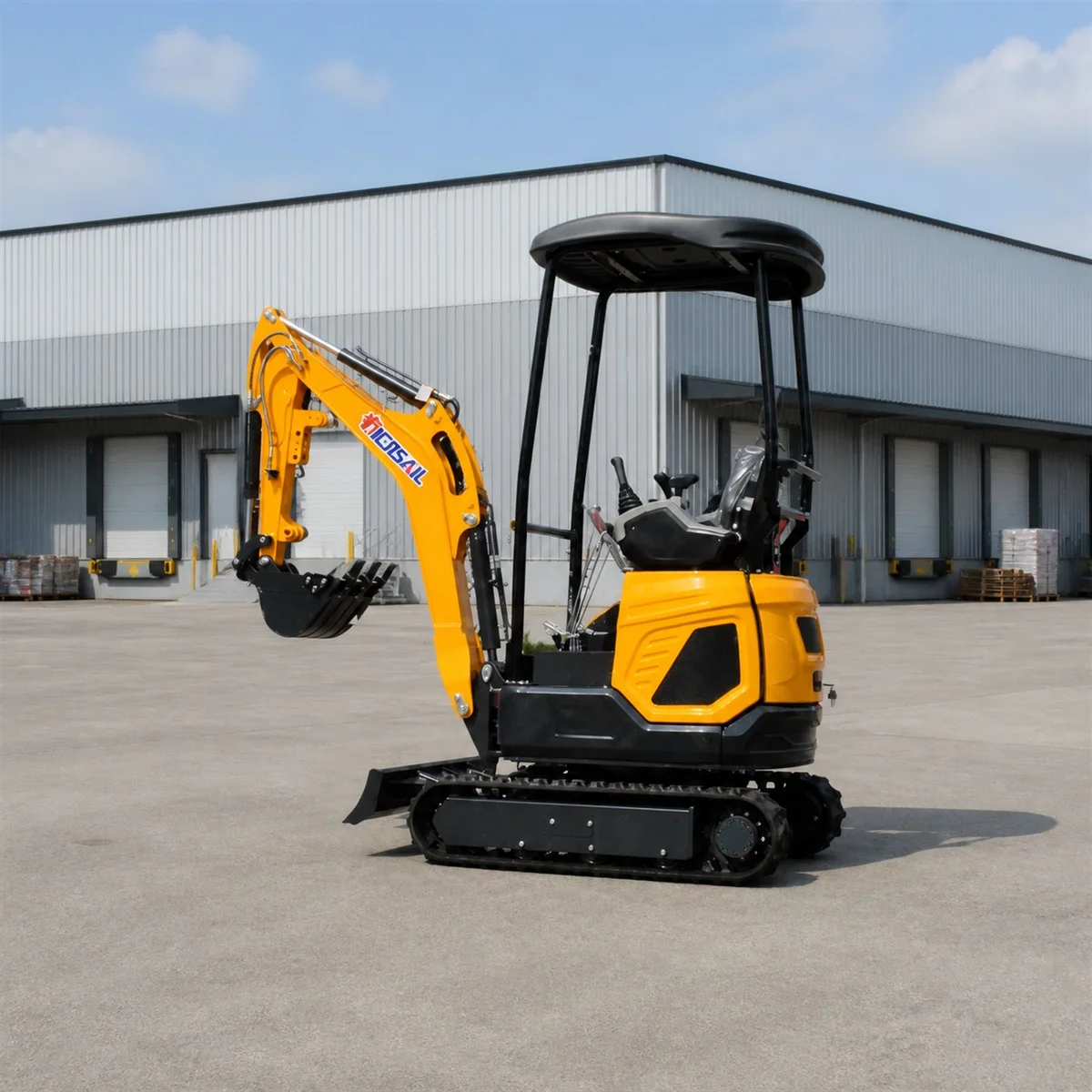 Ready to Ship 1.8T Compact Excavator from Poland EU Warehouse Mini Digger for Garden Projects Trenching Utility and Earthwork view 5