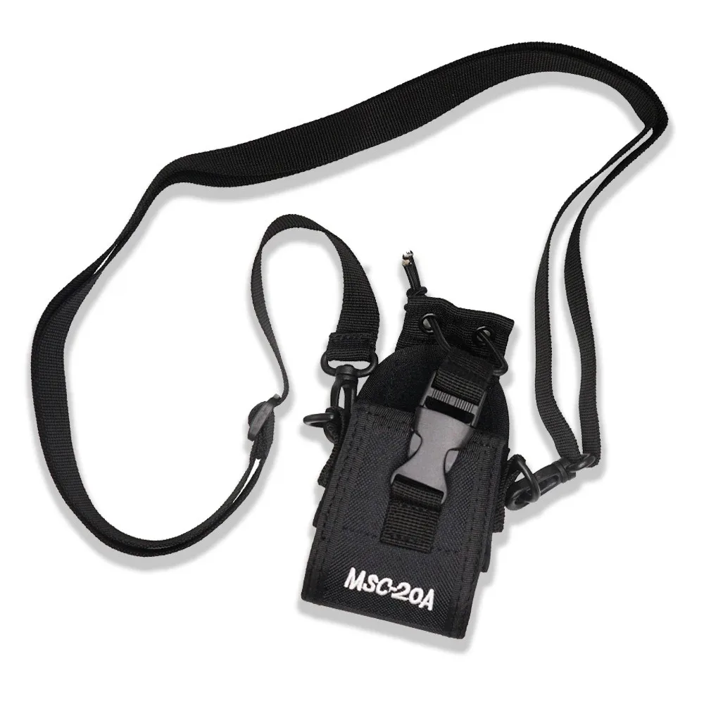 MSC-20A ไนลอนกระเป๋าเครื่องส่งรับวิทยุสำหรับเคนวูด บาโอเฟิง UV-5R BF-888S UV-82 วิทยุกระเป๋าแพคเกจกระเป๋ากรณี