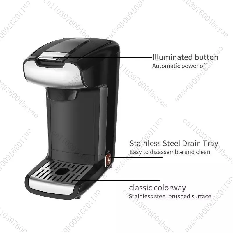 Household Single Cup Capsule Coffee Machine Electric Small Capsule Coffee Machine Espresso Drip Coffee