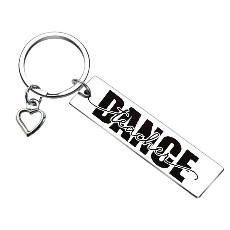 Hot Dancer teacher gift Keychain thank you teacher Key Rings teachers Birthday Christmas gift