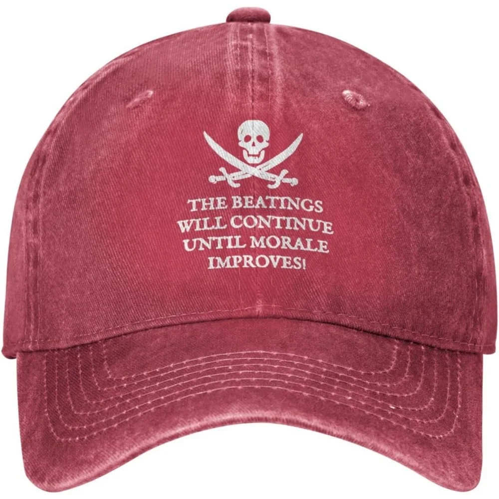 Beatings Will Continue Until Morale Improves Fashion Baseball Cowboy Hat Adjustable Trucker Hat