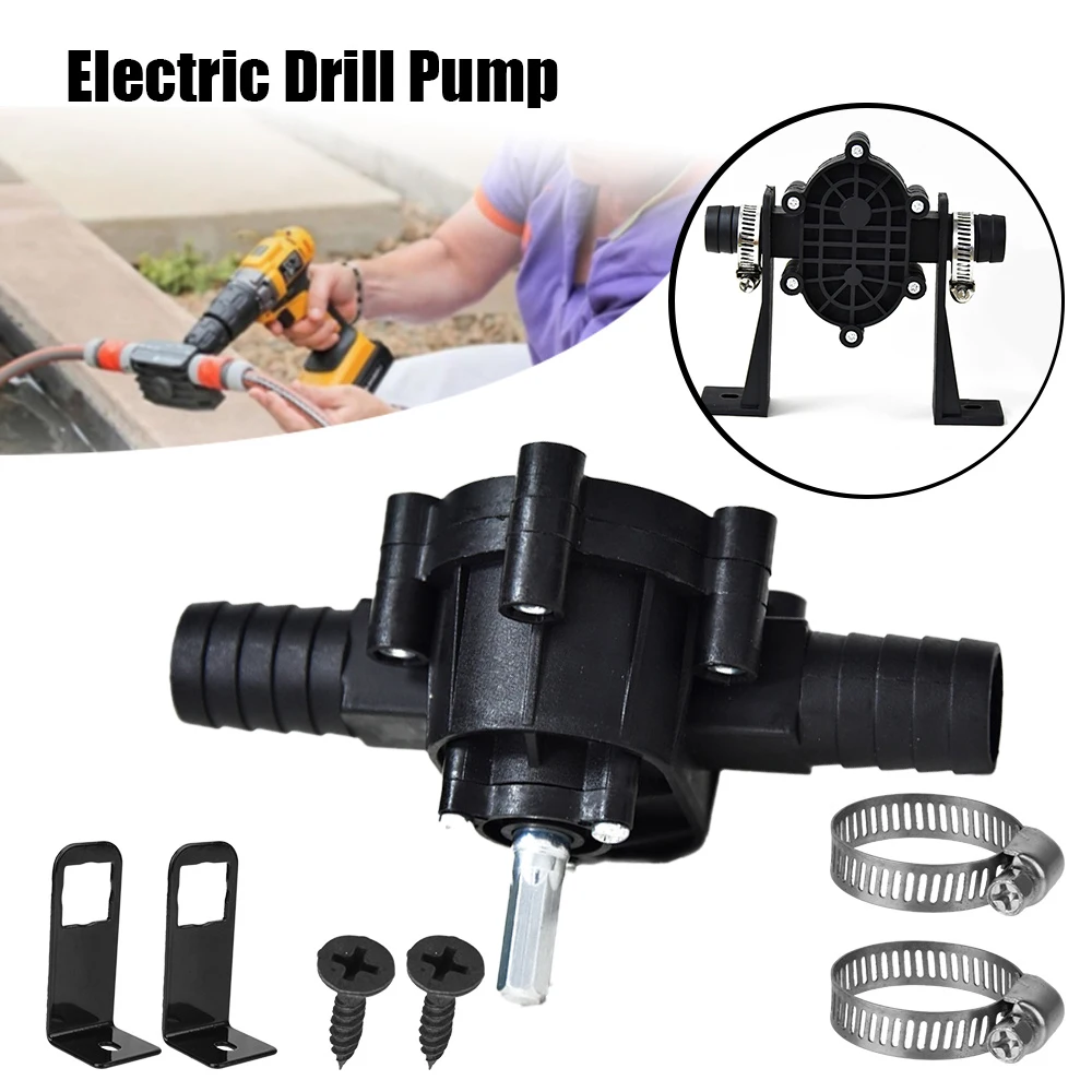 Diesel Oil Fluid Water Pump Mini Hand Drill Self-priming Liquid Transfer Pumps Household Portable Electric Drill Pump