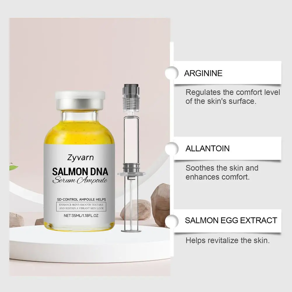 Salmon DNA Serum Ampoule Collagen Deep Hydrating Moisturizing Facial Essence  Collagen Essence Effectively Soothes For All Skin