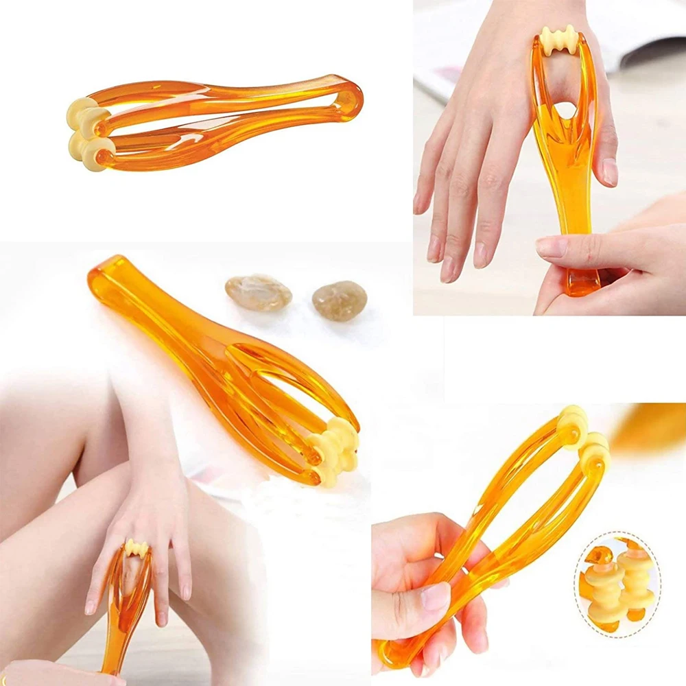 1pcs Finger Massager Hand Massage Roller Tool,Blood Circulation Tool,Hand Roller for Arthritis and Carpal,Stress Relief