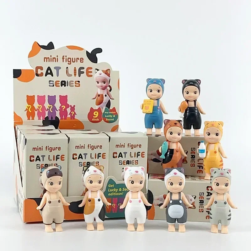 New Sonny Angell Meow Meow Series Daily Combination Set Cat Blind Box Doll Hand Decoration Fashion Play Create Birthday Gift