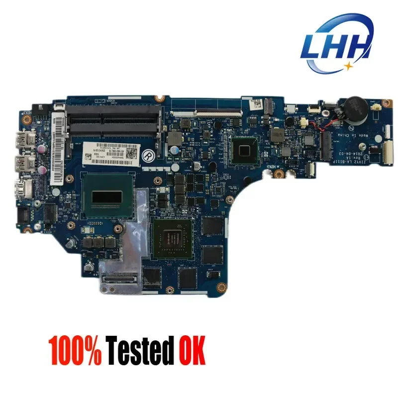 

LA-B111P Материнская плата для материнской платы ноутбука Lenovo Y70-70 Y70. Процессор I7 4710, графический процессор 4G, 100% работа.