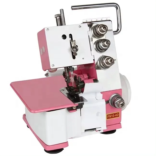 Household Overlock Sewing Machine 4-Thread Serge Automatic Features Manual For Home For Clothing Fabric Includes Motor