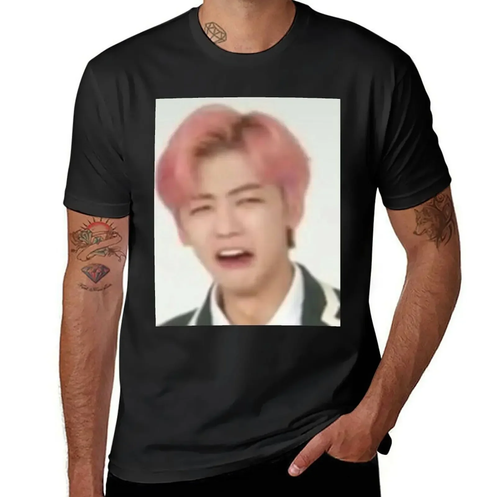 Jaemin Disgusted meme T-Shirt summer clothes anime clothes plus sizes custom shirt funny t shirts for men