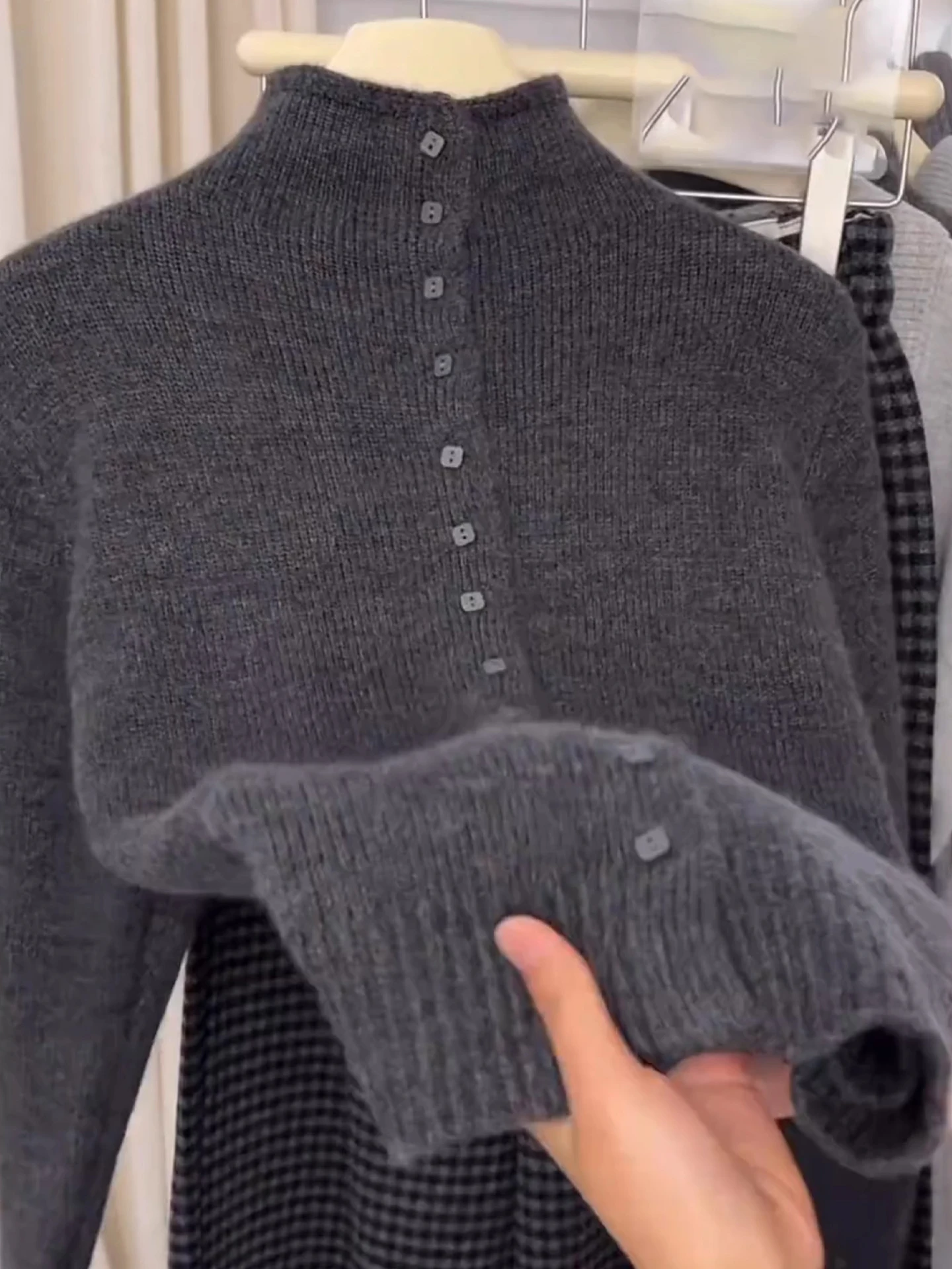 

Soft Skin-Nice Thiened Long Sve Knitted Sweater Women's Loose Open Cardigan Pure Color Winter Faion Warm Casual Top