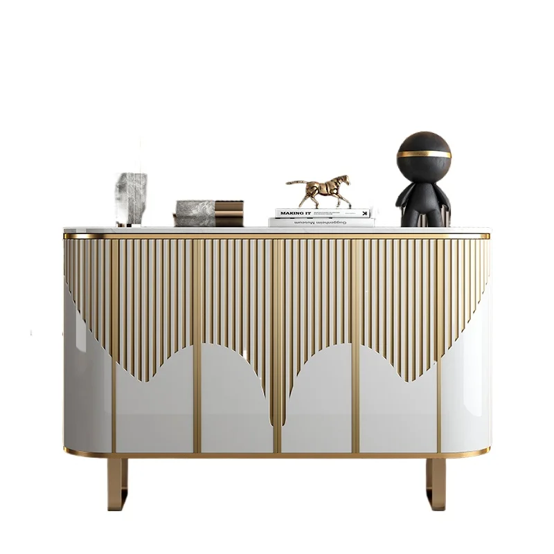 

Light luxury dining side cabinet