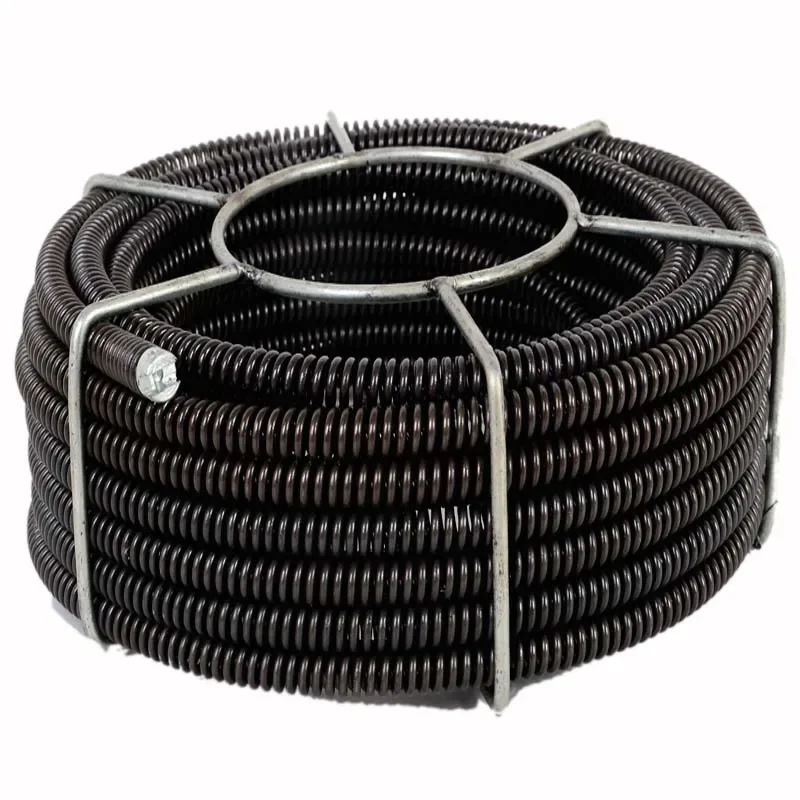 16mm out Diameter 6m Length Kitchen Toilet Drain Pipe Dredger Brush Sewer Cleaning Tool with Extension Spring And Connector