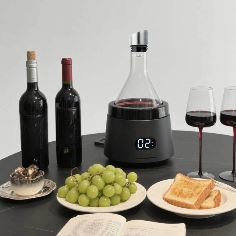 Electronic Wine Chiller Decanter Quick Cooling Wine Dispenser Household Wine Aerator Cooling Container