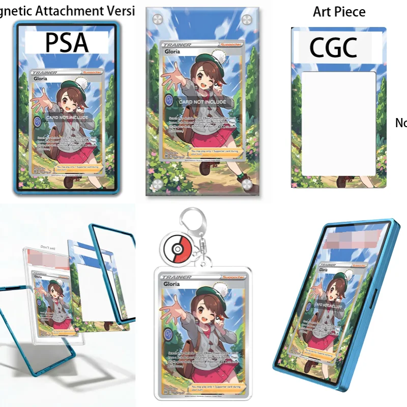 Art Display for Pokemon Sword Shield Gloria Anime Expand Art Fans Gift Recyclable Acrylic Protective Case Keychain
