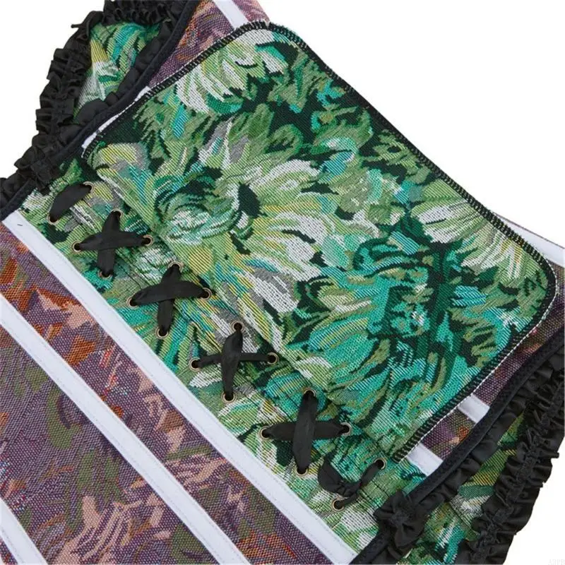 여성을위한 코르셋 탑 허리띠 고딕 양식의 화면 화면 화면